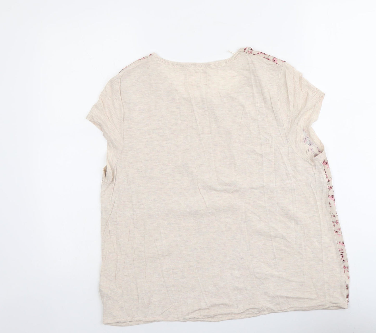 Womens UK Size 12 NEXT Beige Basic Blouse