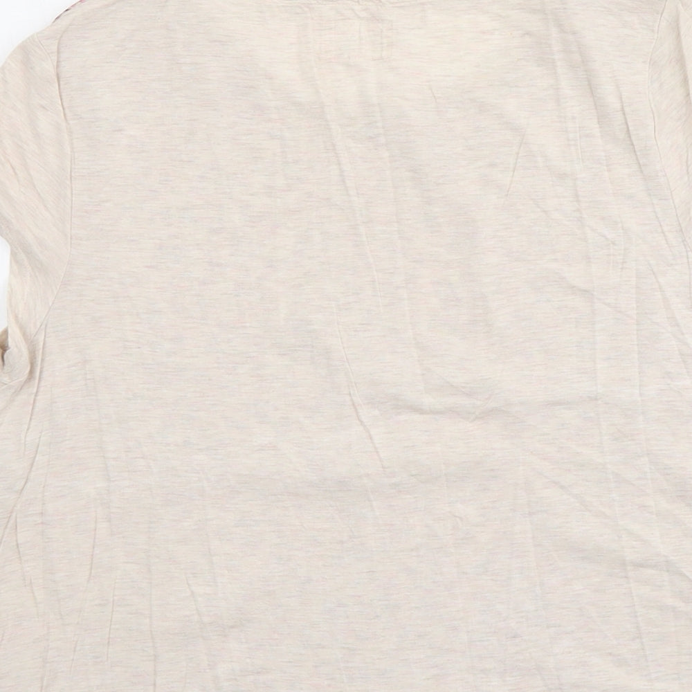 Womens UK Size 12 NEXT Beige Basic Blouse