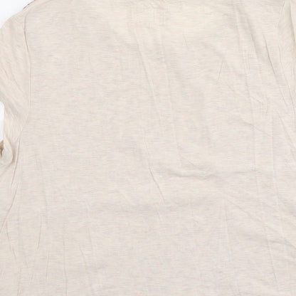 Womens UK Size 12 NEXT Beige Basic Blouse
