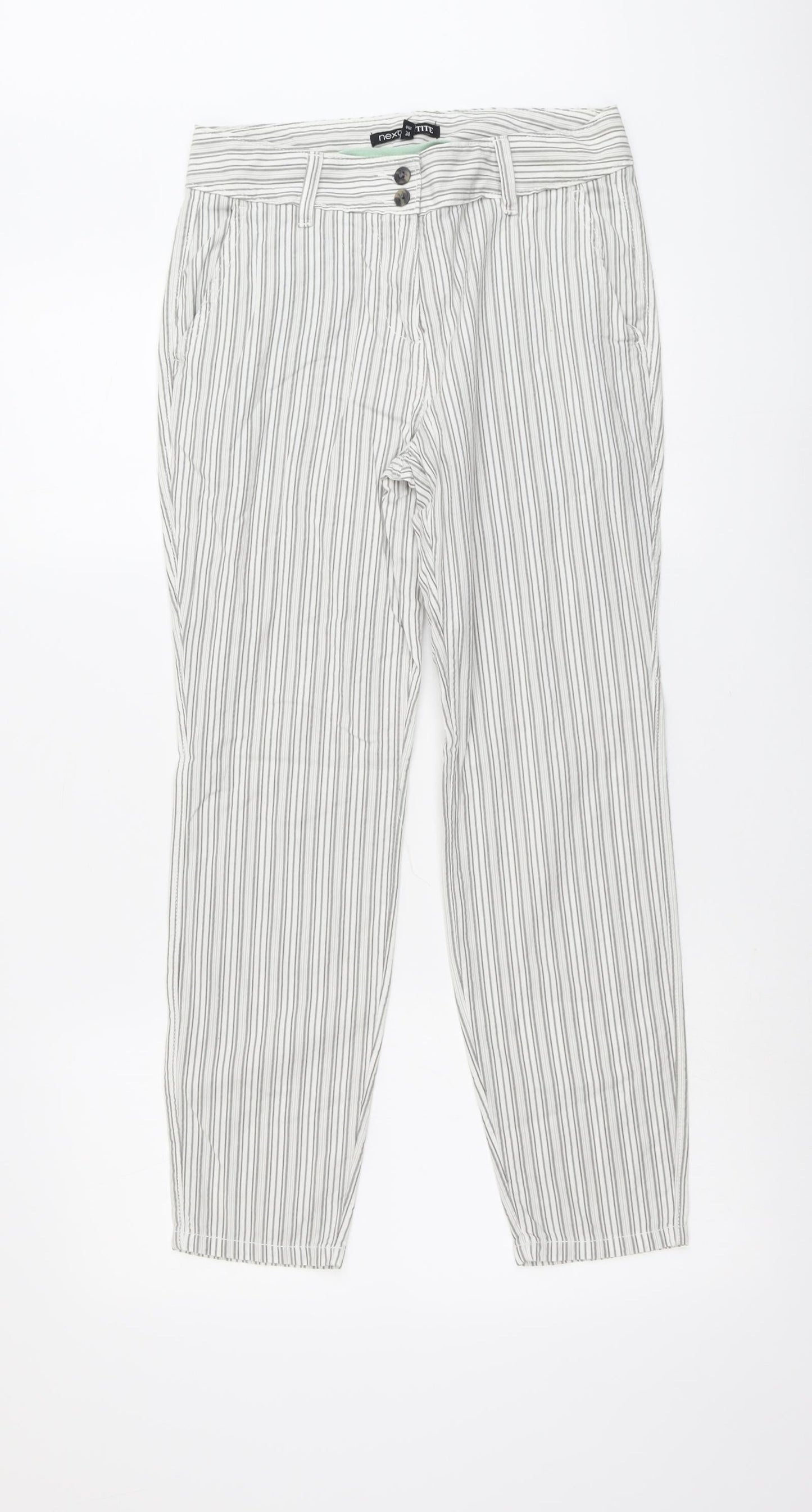 Womens UK Size 6 NEXT Regular Fit  Grey Trousers