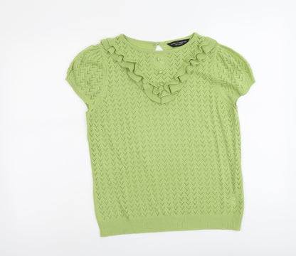 Womens UK Size 16 Dorothy Perkins Green Pullover Jumper