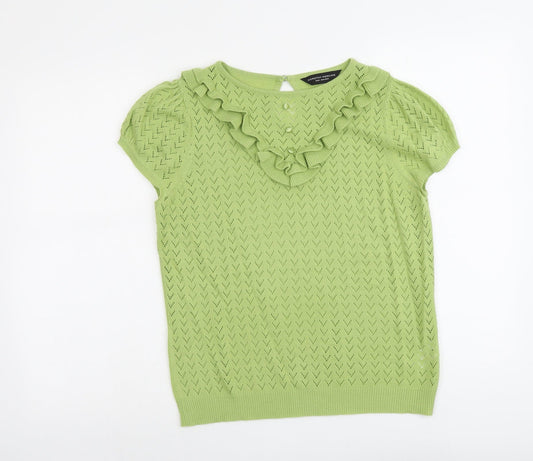 Womens UK Size 16 Dorothy Perkins Green Pullover Jumper