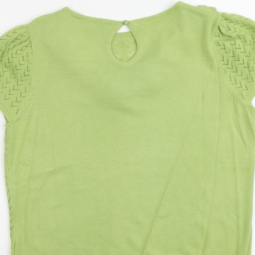 Womens UK Size 16 Dorothy Perkins Green Pullover Jumper