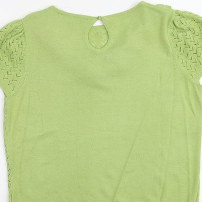 Womens UK Size 16 Dorothy Perkins Green Pullover Jumper