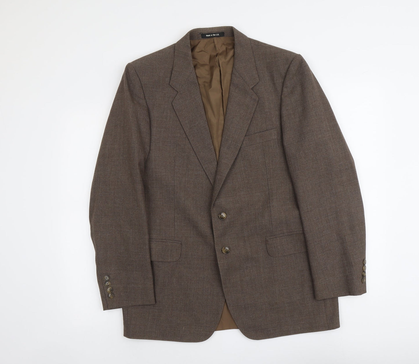 Mens UK Size M Marks and Spencer Regular Brown Suit Jacket