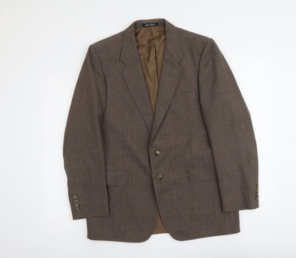 Mens UK Size M Marks and Spencer Regular Brown Suit Jacket