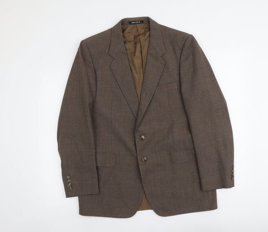 Mens UK Size M Marks and Spencer Regular Brown Suit Jacket
