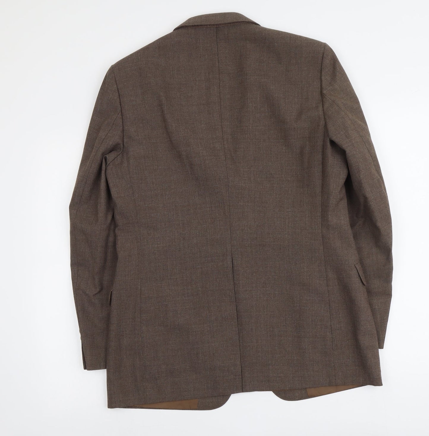 Mens UK Size M Marks and Spencer Regular Brown Suit Jacket