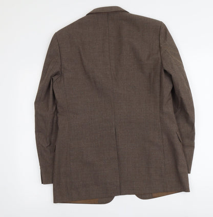 Mens UK Size M Marks and Spencer Regular Brown Suit Jacket