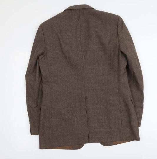 Mens UK Size M Marks and Spencer Regular Brown Suit Jacket