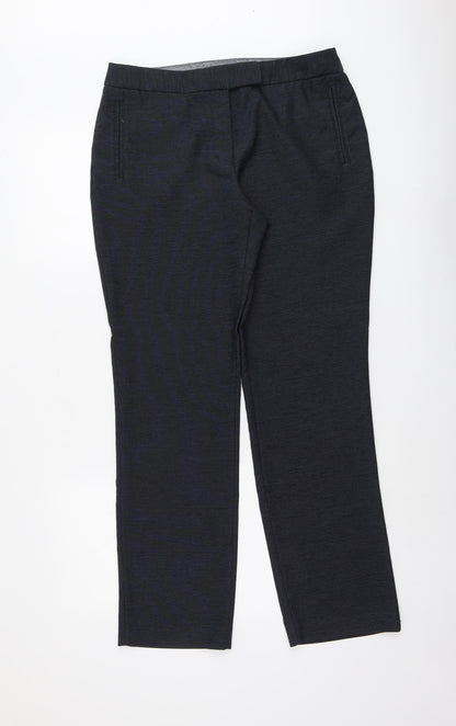 Womens UK Size 12 NEXT Regular Fit Dress Pants Blue Trousers