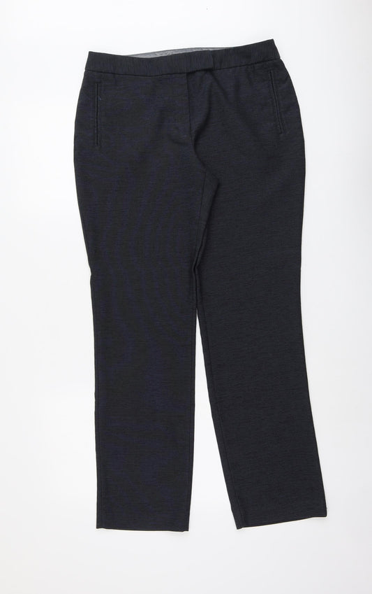 Womens UK Size 12 NEXT Regular Fit Dress Pants Blue Trousers