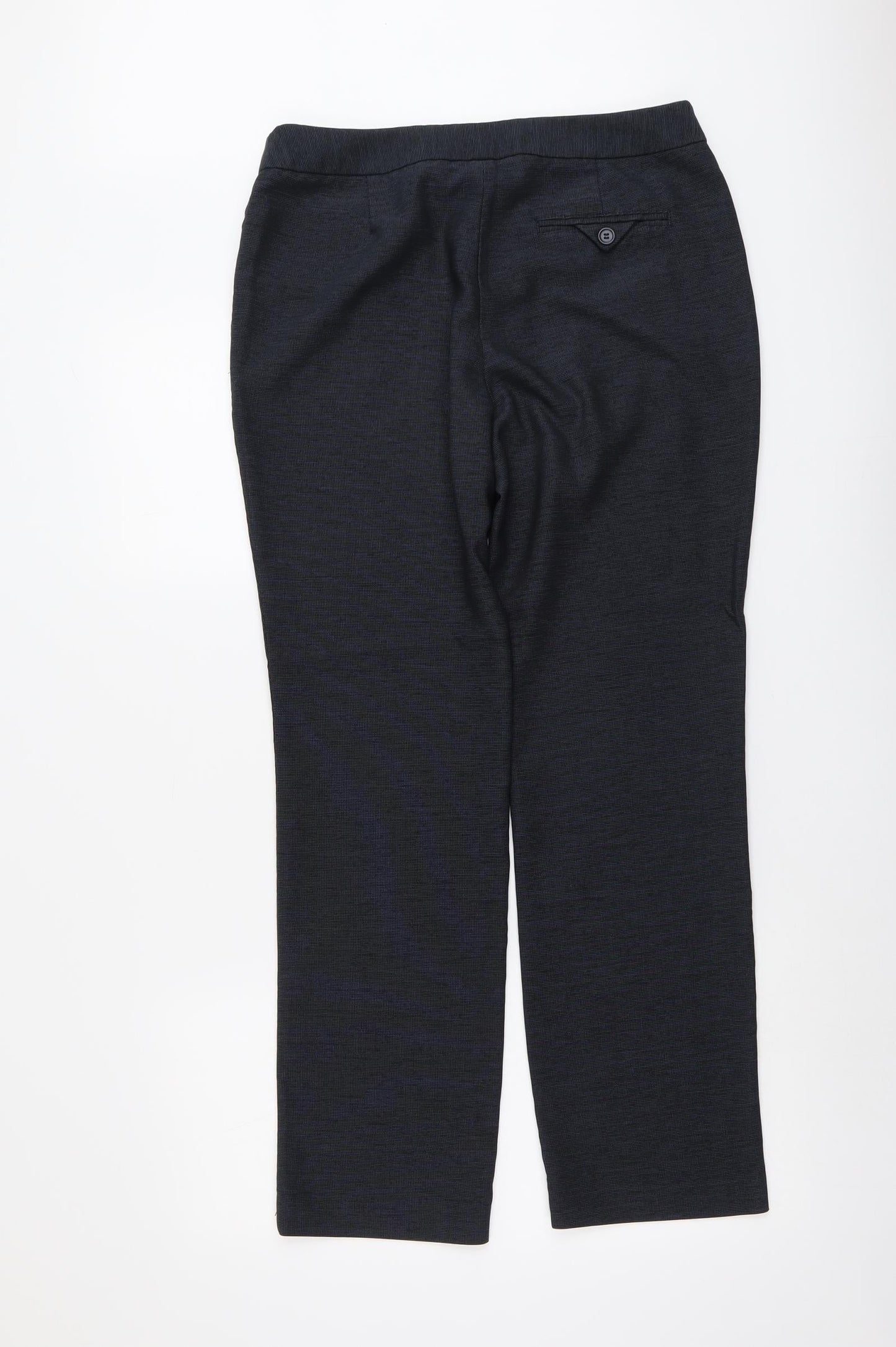 Womens UK Size 12 NEXT Regular Fit Dress Pants Blue Trousers
