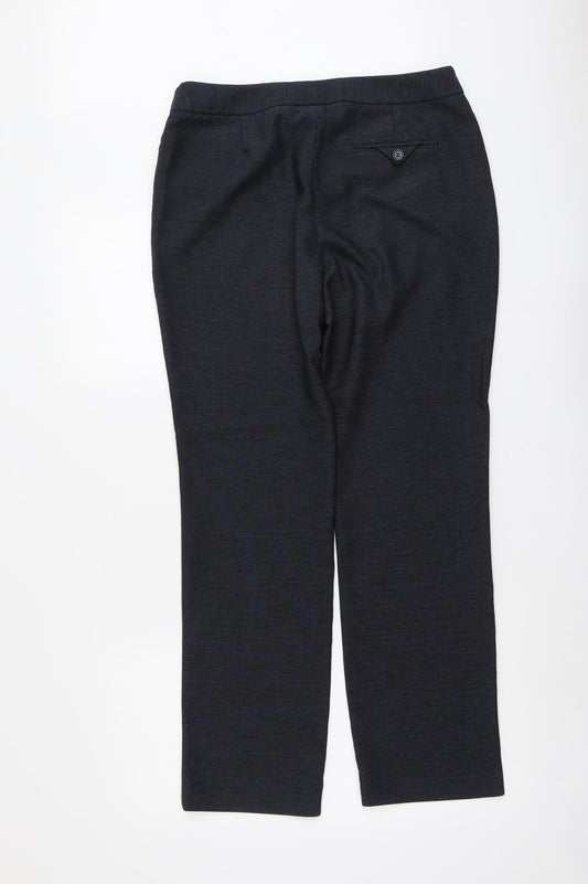 Womens UK Size 12 NEXT Regular Fit Dress Pants Blue Trousers