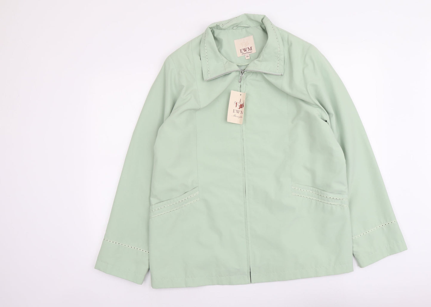Womens UK Size 16 EWM Green Jacket