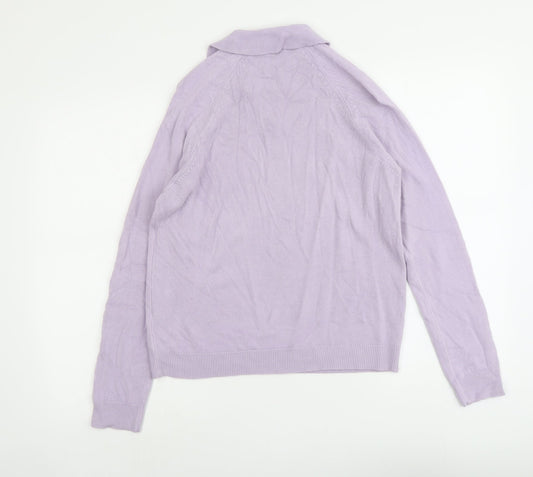 Womens UK Size 14 Tigi Purple Pullover Jumper