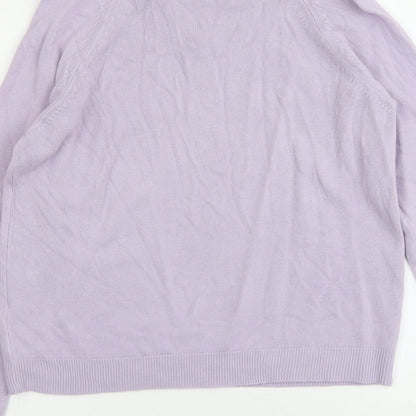 Womens UK Size 14 Tigi Purple Pullover Jumper