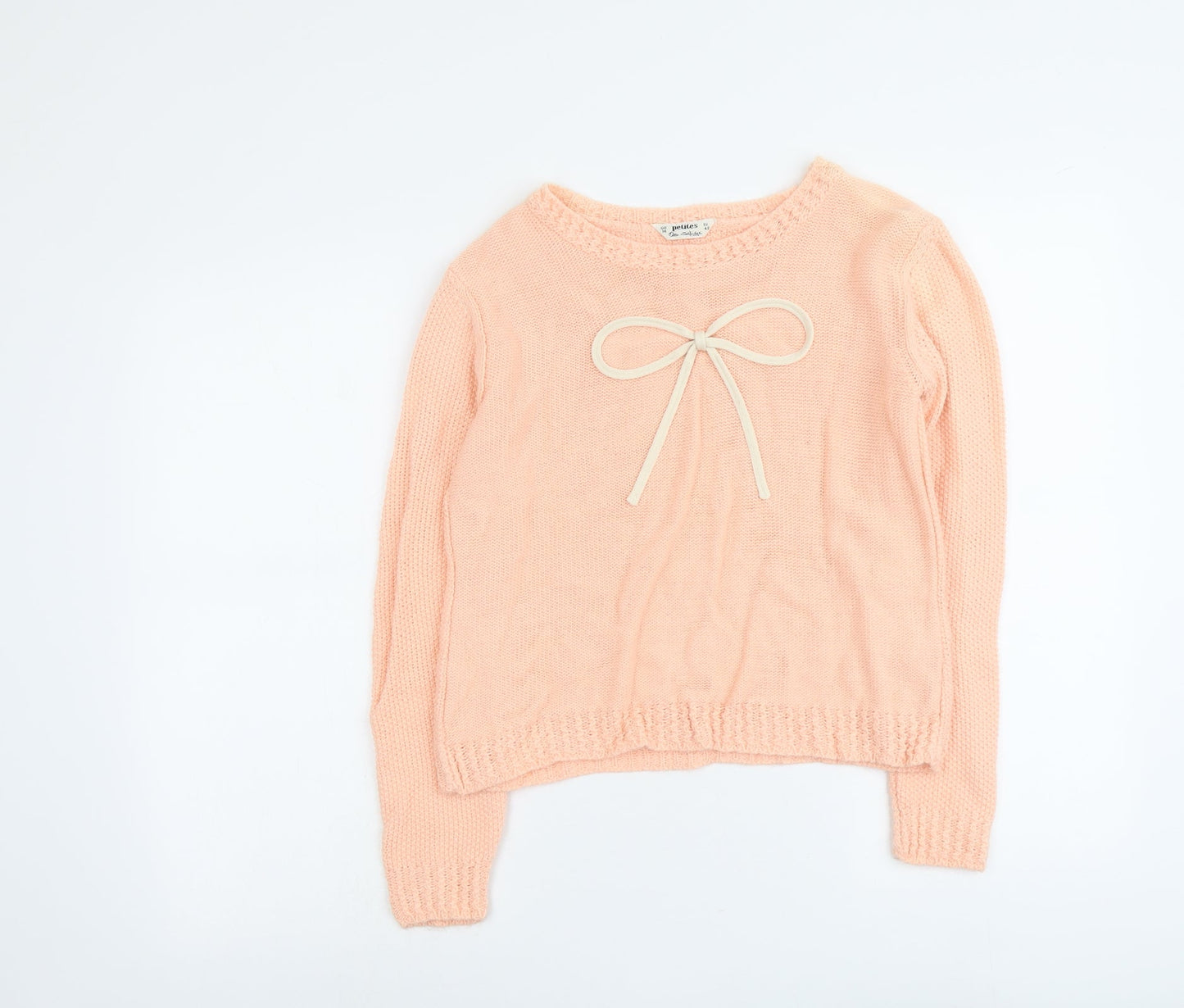 Womens UK Size 14 Miss Selfridge Orange Pullover Jumper