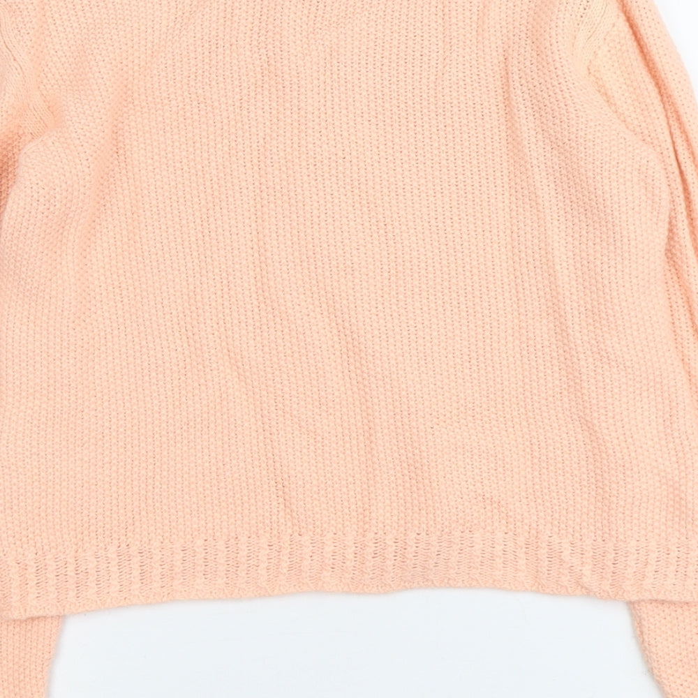 Womens UK Size 14 Miss Selfridge Orange Pullover Jumper