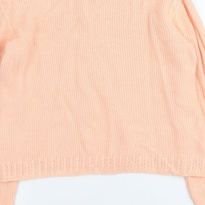 Womens UK Size 14 Miss Selfridge Orange Pullover Jumper