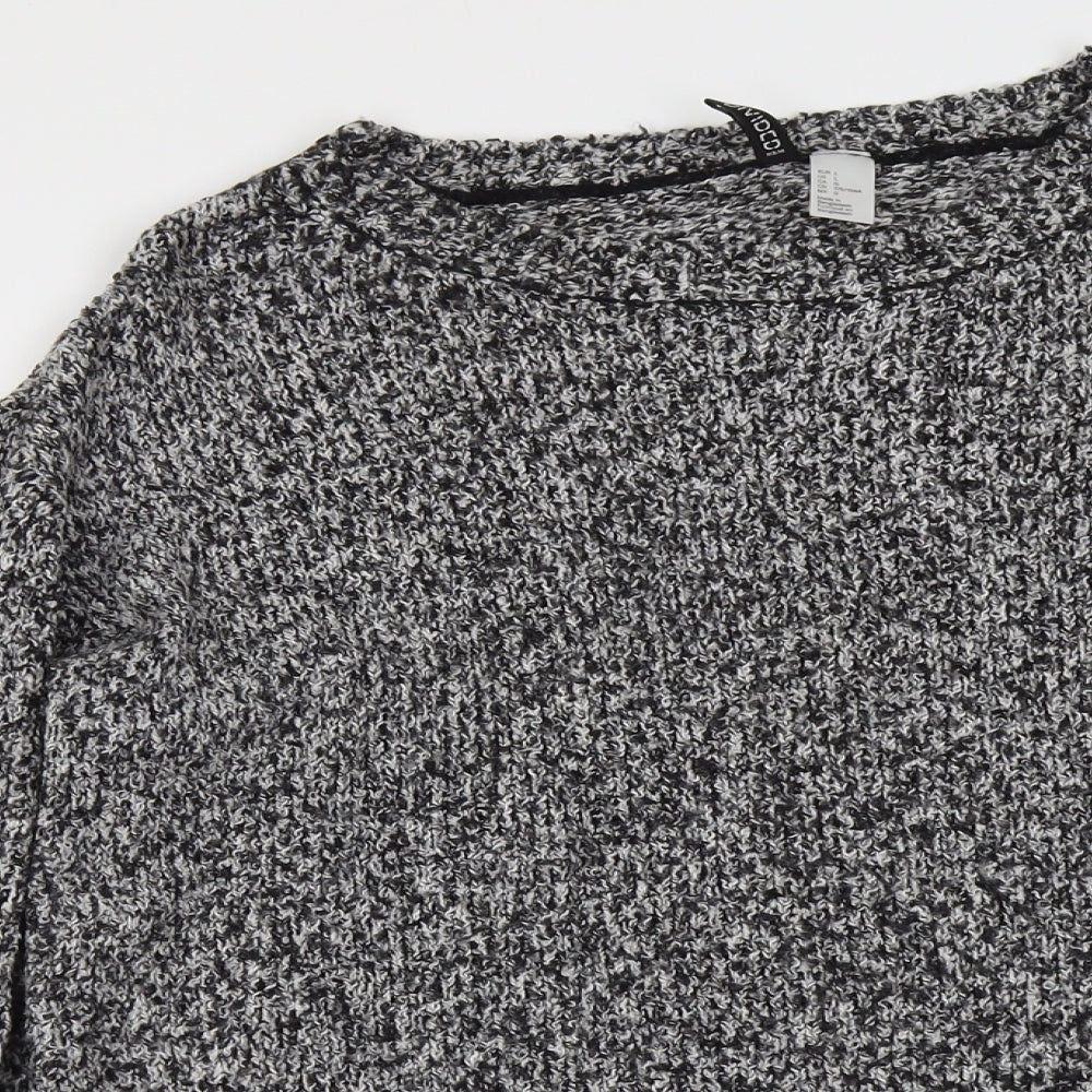 Womens UK Size L H&M Grey Pullover Jumper