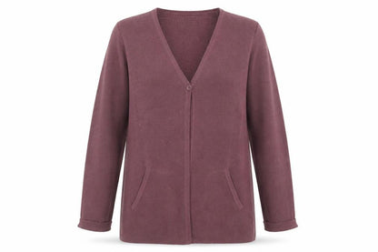 Womens UK Size 12 Hawkshead Purple Cardigan Jumper