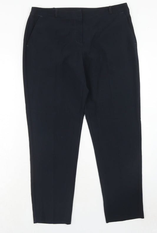 Womens UK Size 14 BHS Regular Fit  Blue Trousers