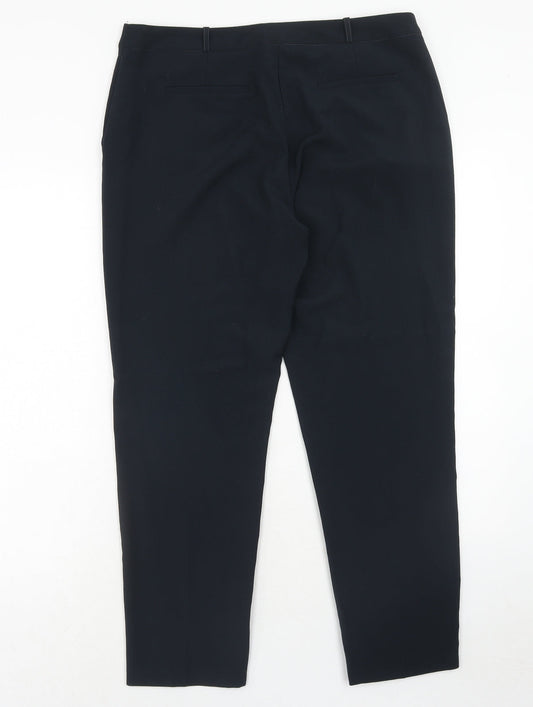 Womens UK Size 14 BHS Regular Fit  Blue Trousers