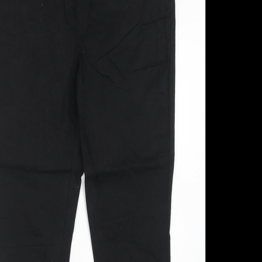 Womens UK Size 12 Preworn Regular Fit Skinny Black Jeans