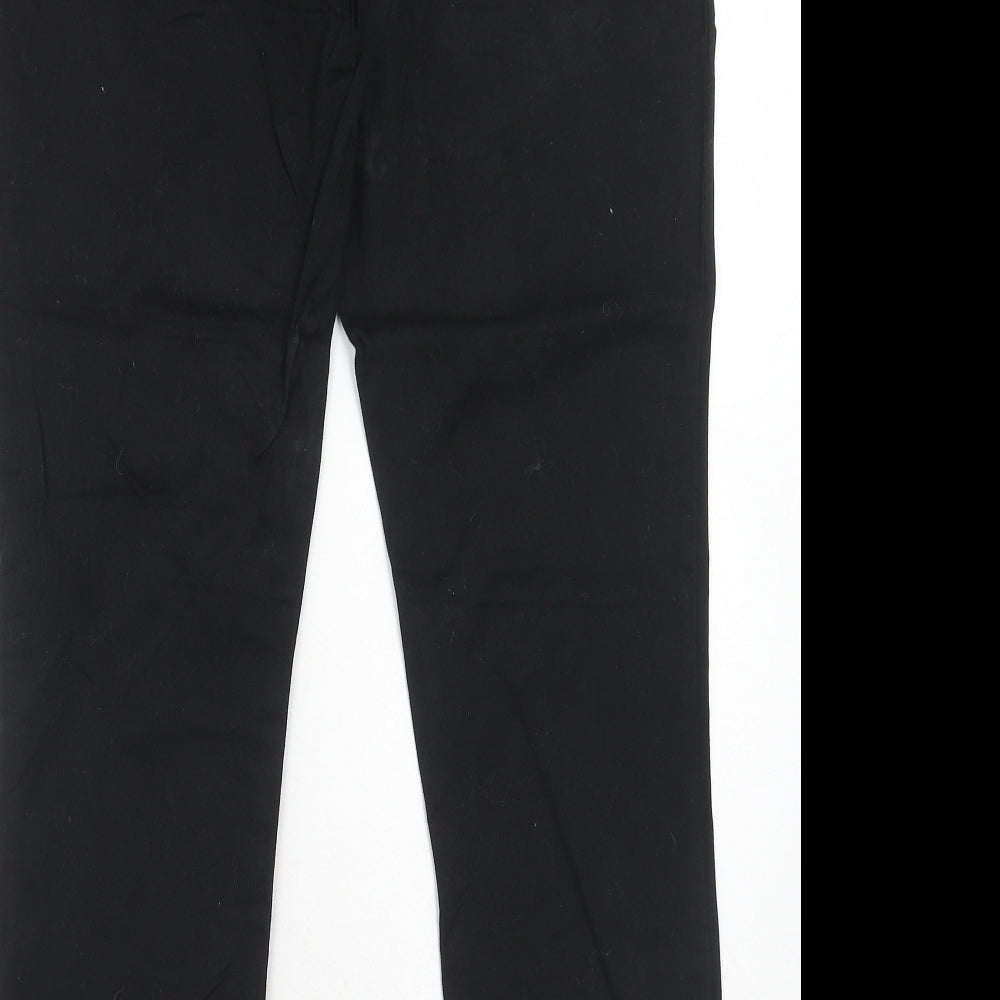 Womens UK Size 12 Preworn Regular Fit Skinny Black Jeans