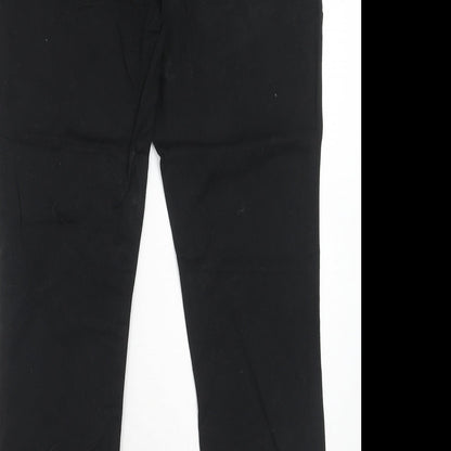 Womens UK Size 12 Preworn Regular Fit Skinny Black Jeans