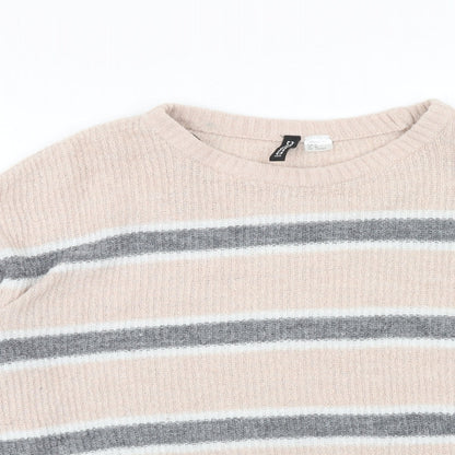 Womens UK Size M H&M Pink Pullover Jumper
