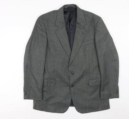 Mens UK Size 44 Periscope Regular Grey Suit Jacket