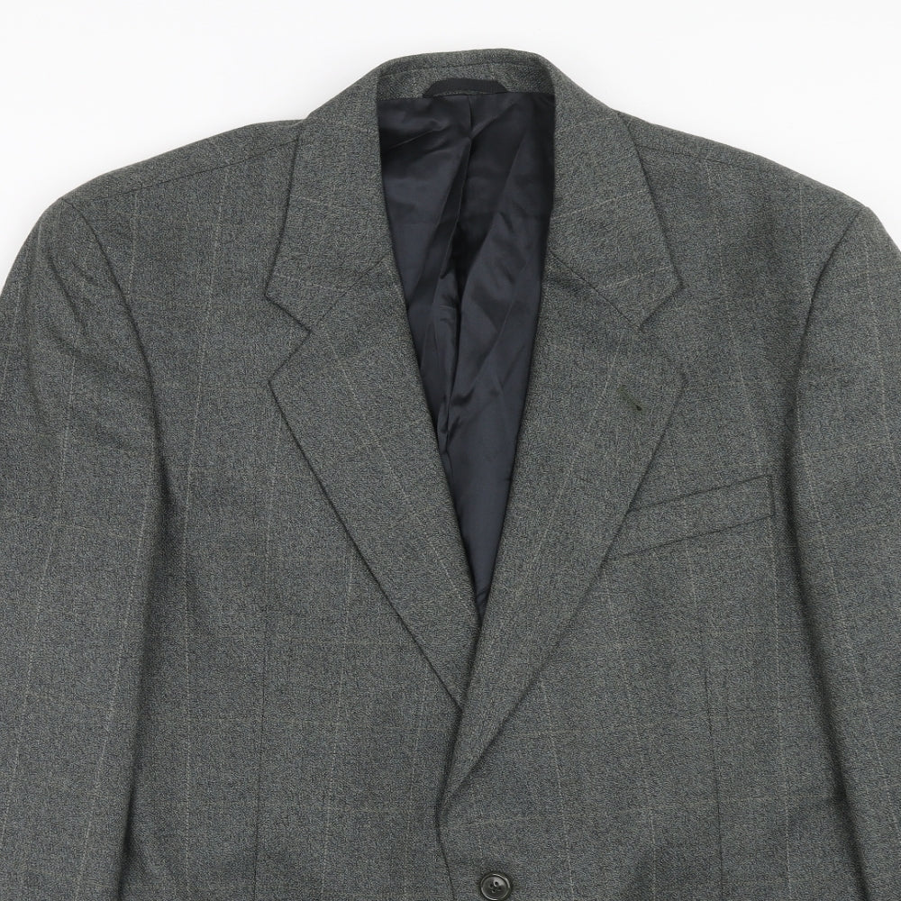 Mens UK Size 44 Periscope Regular Grey Suit Jacket