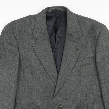 Mens UK Size 44 Periscope Regular Grey Suit Jacket