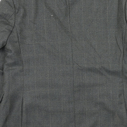 Mens UK Size 44 Periscope Regular Grey Suit Jacket