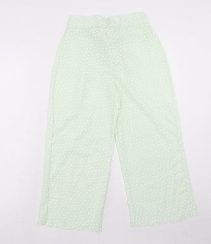 Womens UK Size 8 Boohoo Regular Fit  Green Trousers