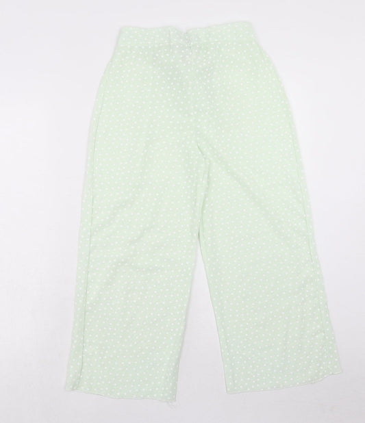 Womens UK Size 8 Boohoo Regular Fit  Green Trousers