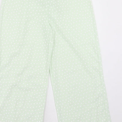 Womens UK Size 8 Boohoo Regular Fit  Green Trousers