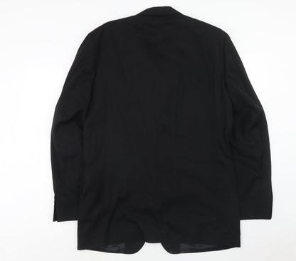 Mens UK Size 40 Daniel Grahame Regular Black Suit Jacket
