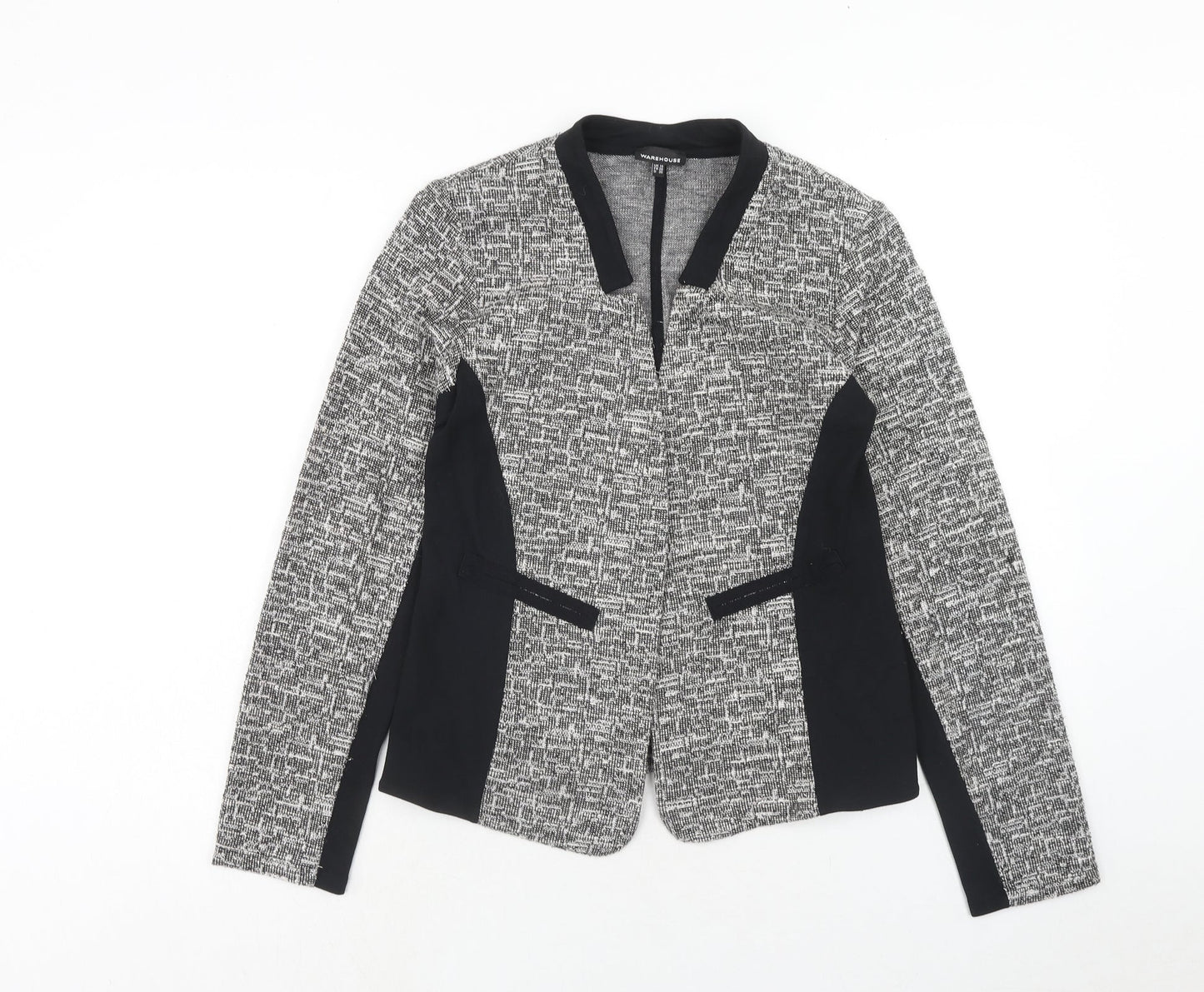 Womens UK Size 10 Warehouse Grey Jacket