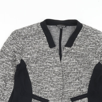 Womens UK Size 10 Warehouse Grey Jacket