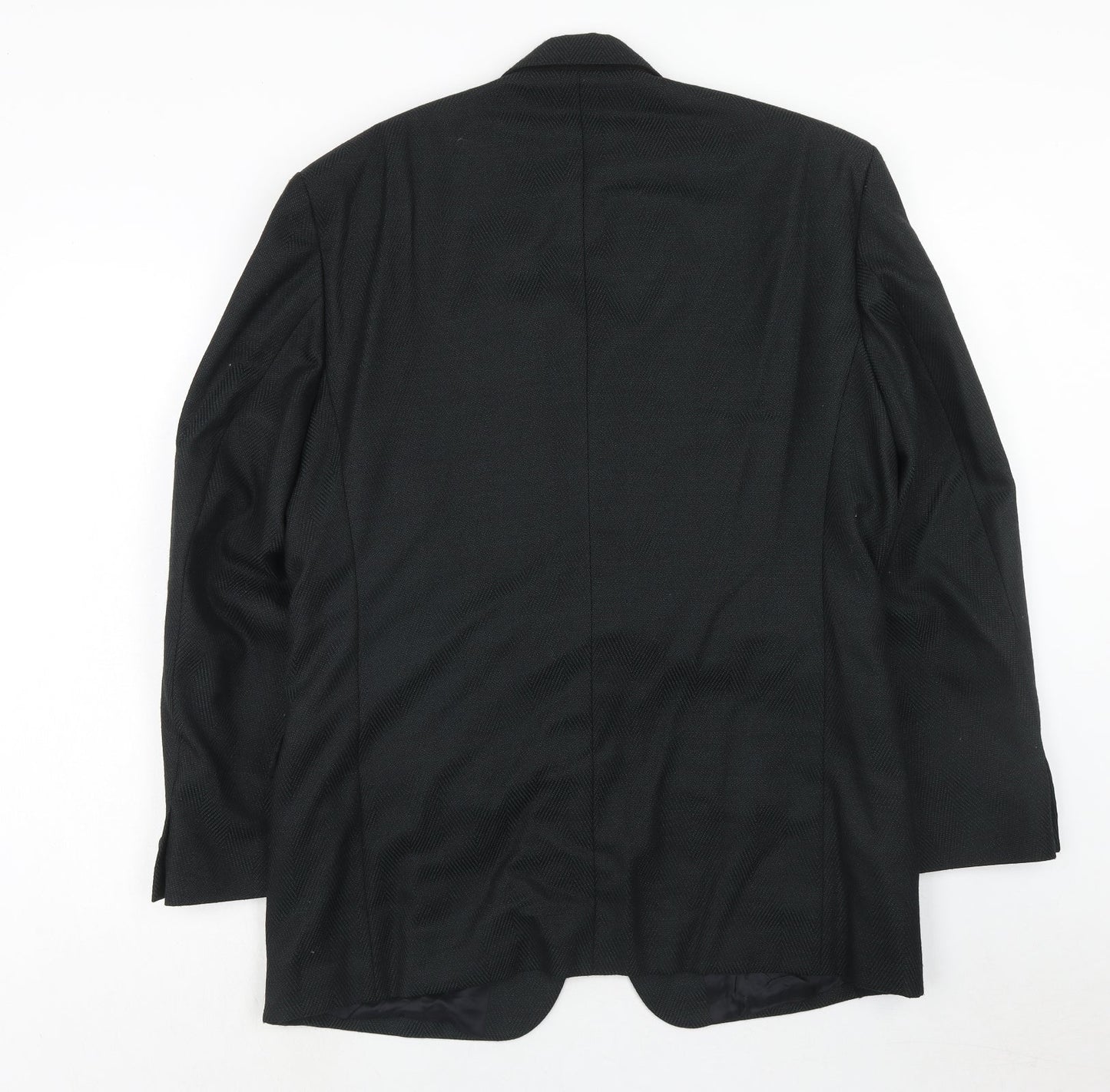 Mens UK Size 42 James Barry Regular Black Suit Jacket