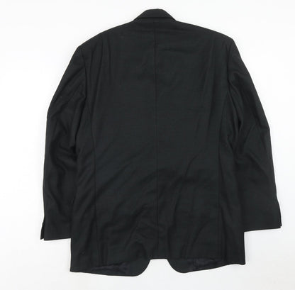 Mens UK Size 42 James Barry Regular Black Suit Jacket