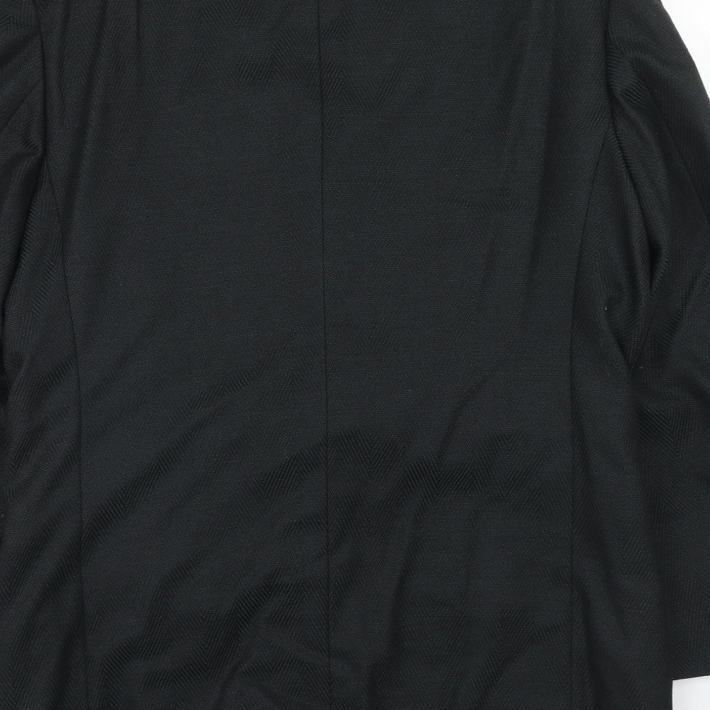 Mens UK Size 42 James Barry Regular Black Suit Jacket