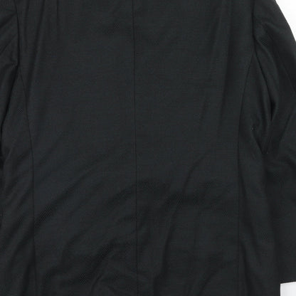 Mens UK Size 42 James Barry Regular Black Suit Jacket
