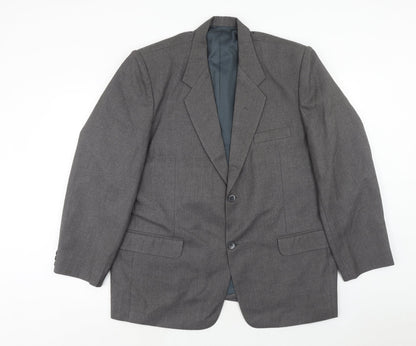 Mens UK Size 44 Preworn Regular Grey Suit Jacket