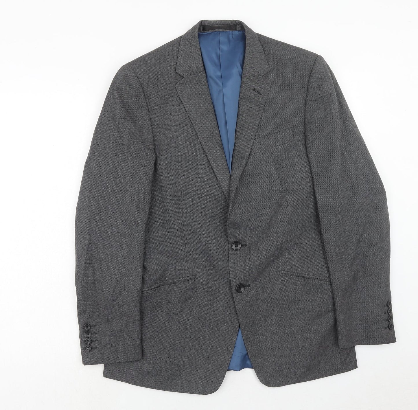Mens UK Size 38 Marks and Spencer Regular Grey Suit Jacket