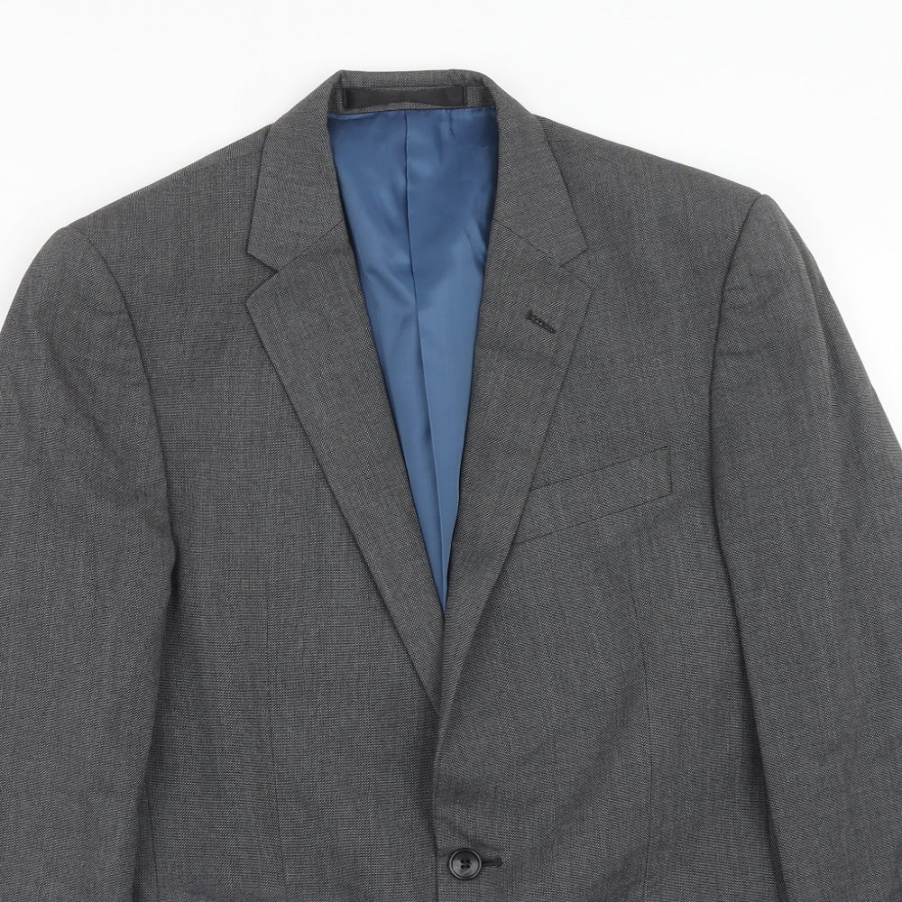 Mens UK Size 38 Marks and Spencer Regular Grey Suit Jacket