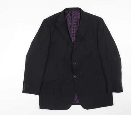 Mens UK Size 46 Marks and Spencer Regular Blue Suit Jacket